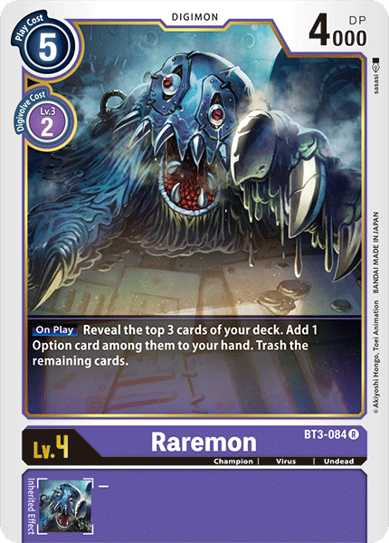 Raremon (BT3-084) Rare