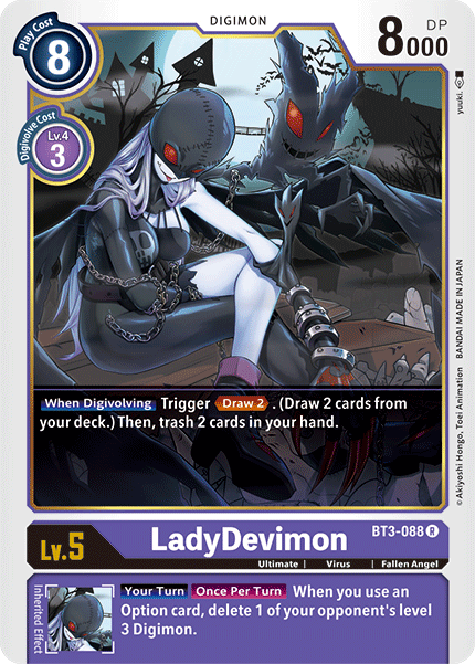 LadyDevimon (BT3-088) Rare