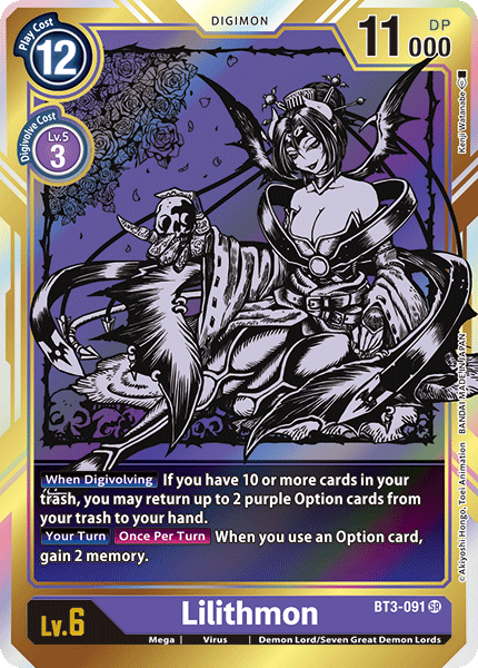 Lilithmon (BT3-091) Alternative Art