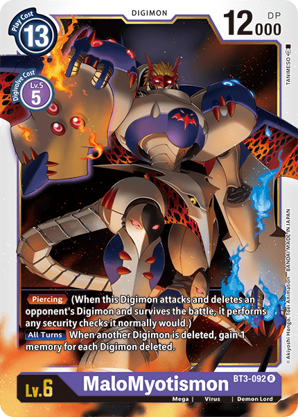 MaloMyotismon (BT3-092) Rare