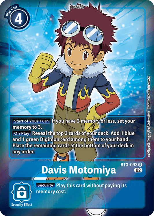 Davis Motomiya (BT3-093) Alternative Art