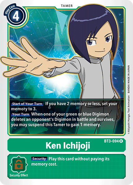 Ken Ichijoji (BT3-094) Rare