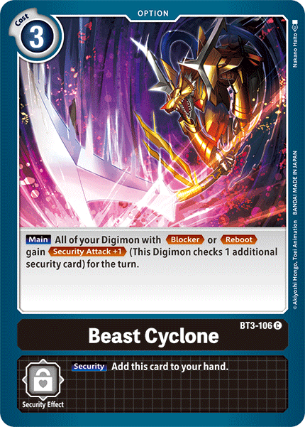 Beast Cyclone (BT3-106) Common