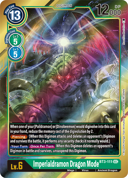 Imperialdramon Dragon Mode (BT3-111) Alternative Art