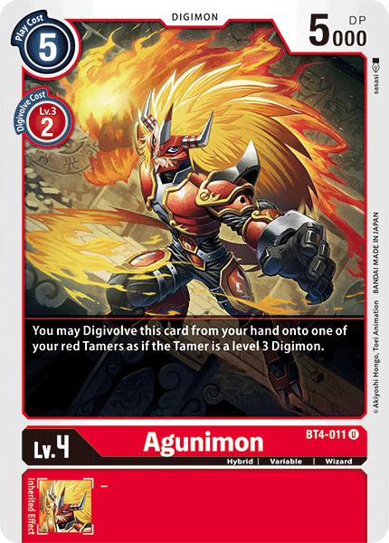 Agunimon (BT4-011) Uncommon