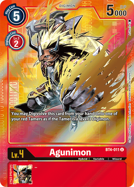 Agunimon (BT4-011) Alternative Art