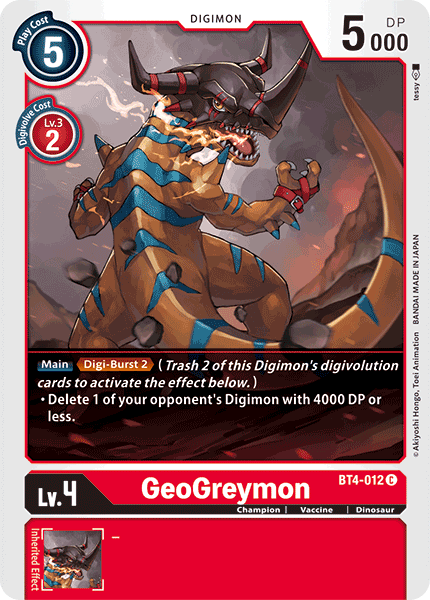 GeoGreymon (BT4-012) Common