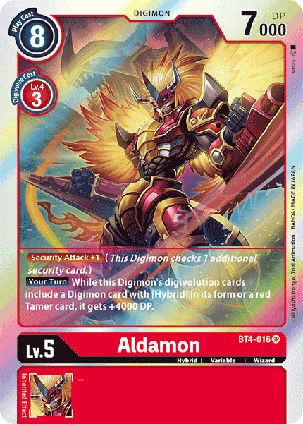 Aldamon (BT4-016) Super Rare