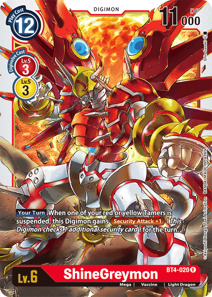 ShineGreymon (BT4-020) Rare