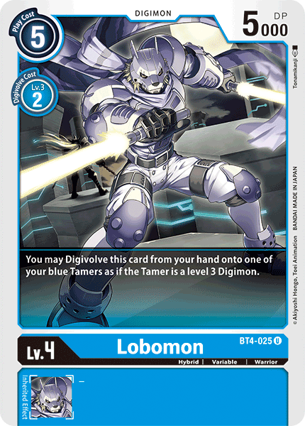 Lobomon (BT4-025) Uncommon