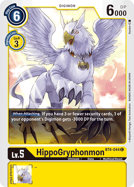 HippoGryphonmon (BT4-044) Common