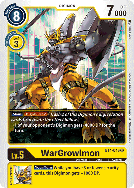 WarGrowlmon (BT4-046) Rare