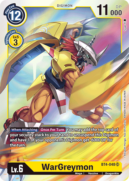 WarGreymon (BT4-048) Super Rare