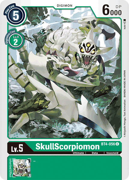 SkullScorpiomon (BT4-056) Common