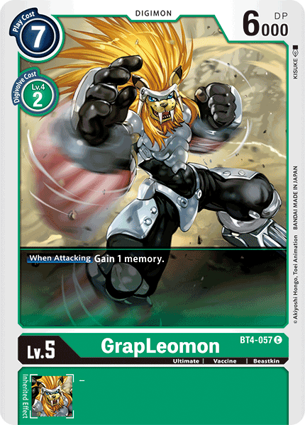 GrapLeomon (BT4-057) Common