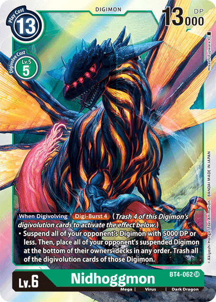 Nidhoggmon (BT4-062) Super Rare