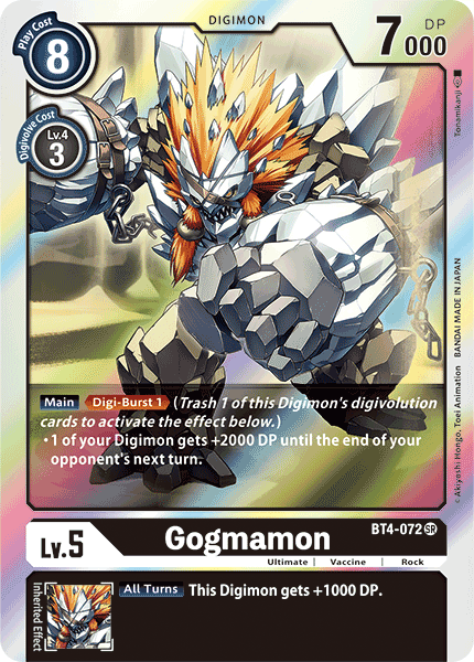 Gogmamon (BT4-072) Super Rare