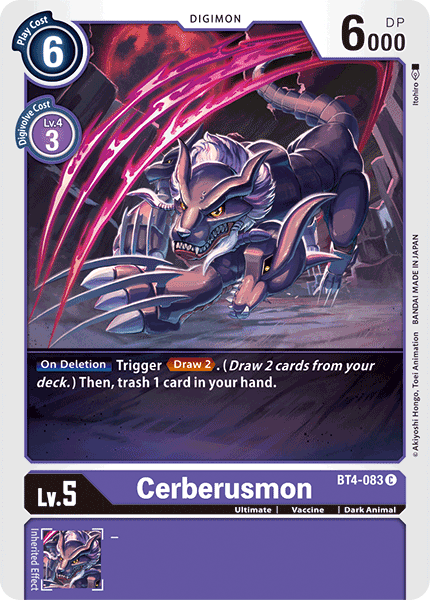 Cerberusmon (BT4-083) Common