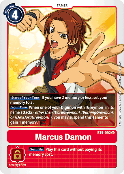 Marcus Damon (BT4-092) Rare