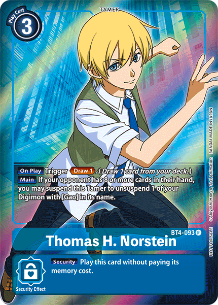 Thomas H. Norstein (BT4-093) Box Topper