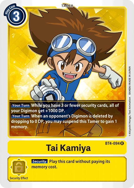 Tai Kamiya (BT4-094) Rare