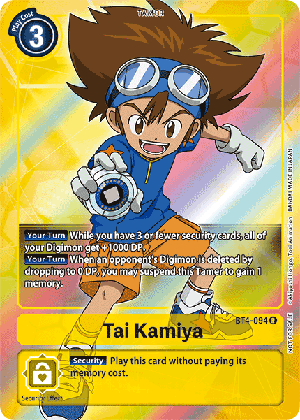 Tai Kamiya (BT4-094) Box Topper