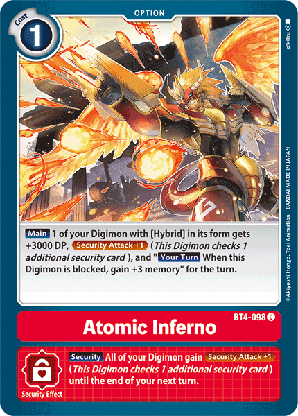 Atomic Inferno (BT4-098) Common