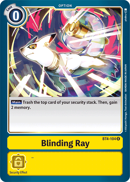 Blinding Ray (BT4-104) Rare