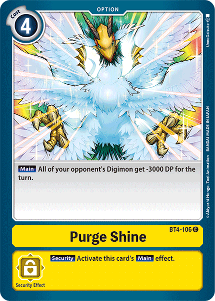 Purge Shine (BT4-106) Common