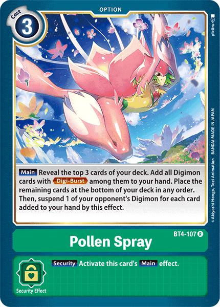 Pollen Spray (BT4-107) Rare