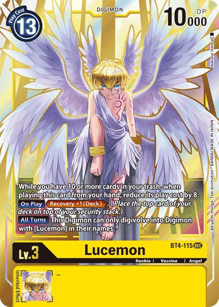 Lucemon (BT4-115) Secret Rare