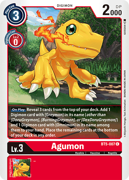 Agumon (BT5-007) Common