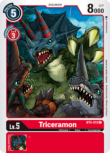 Triceramon (BT5-013) Common