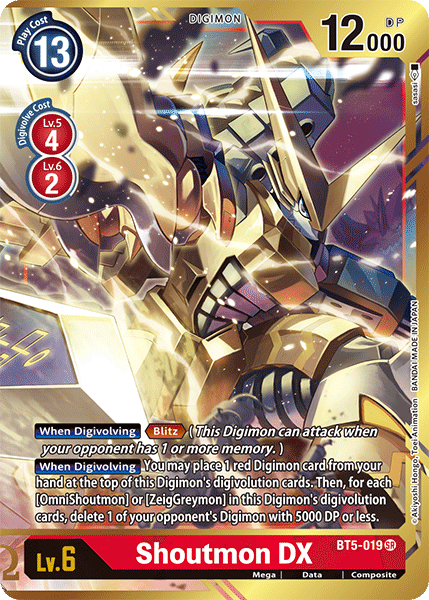 Shoutmon DX (BT5-019) Alternative Art