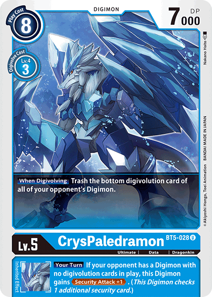 CrysPaledramon (BT5-028) Uncommon