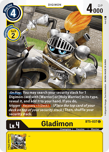 Gladimon (BT5-037) Common