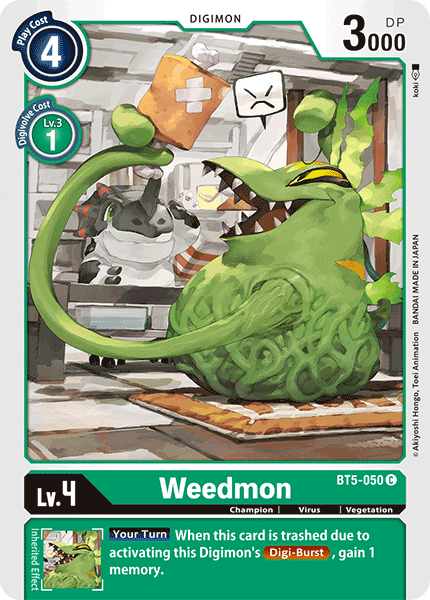 Weedmon (BT5-050) Common