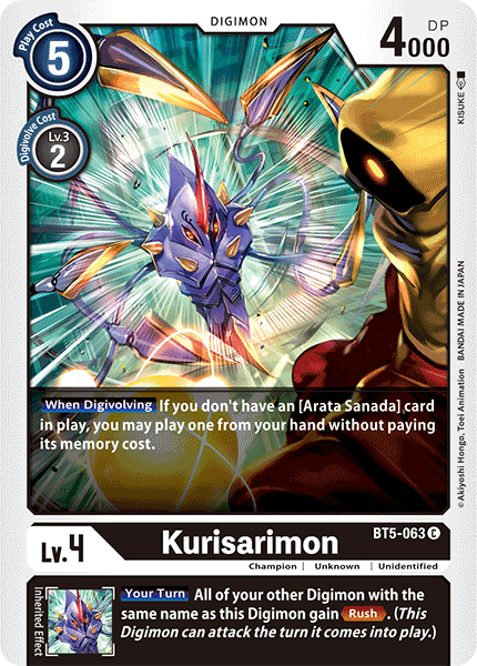 Kurisarimon (BT5-063) Common