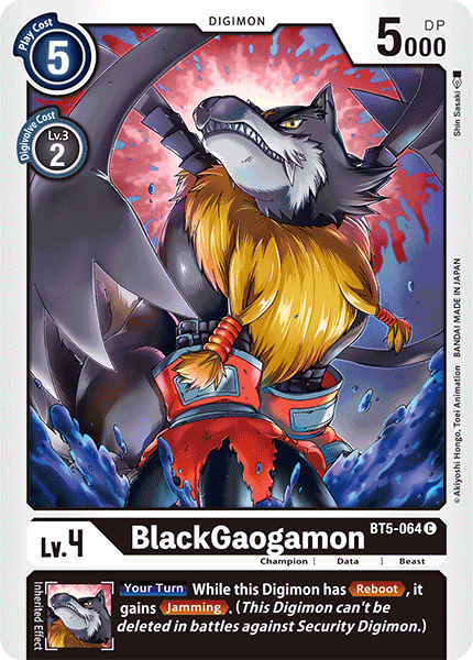 BlackGaogamon (BT5-064) Common