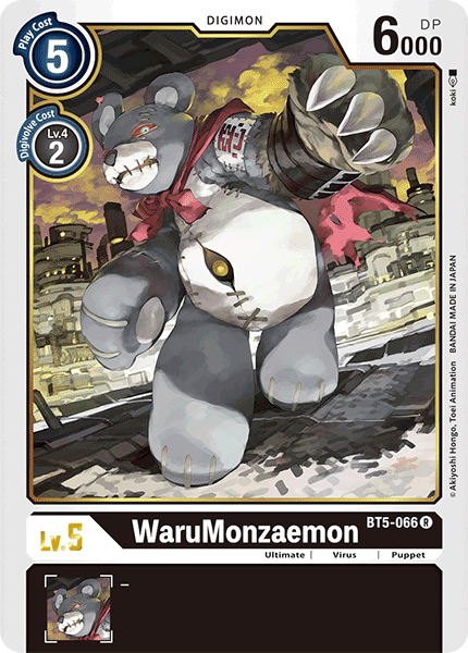 WaruMonzaemon (BT5-066) Rare