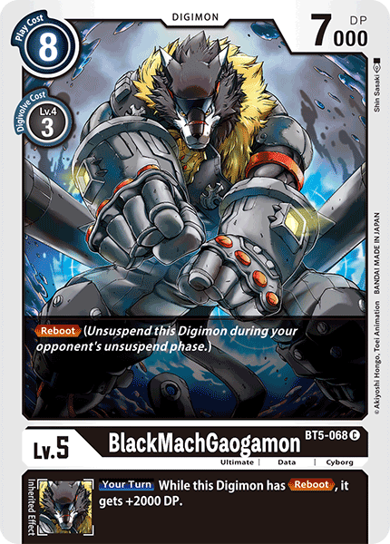 BlackMachGaogamon (BT5-068) Common