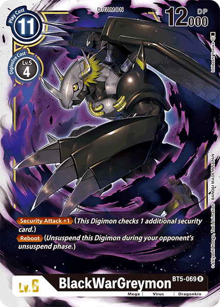 BlackWarGreymon (BT5-069) Rare