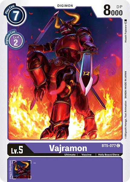 Vajramon (BT5-077) Common