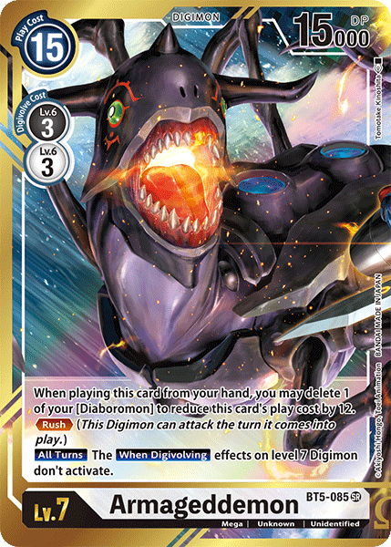 Armageddemon (BT5-085) Alternative Art