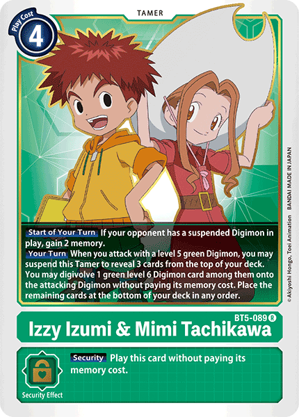 Izzy Izumi & Mimi Tachikawa (BT5-089) Rare