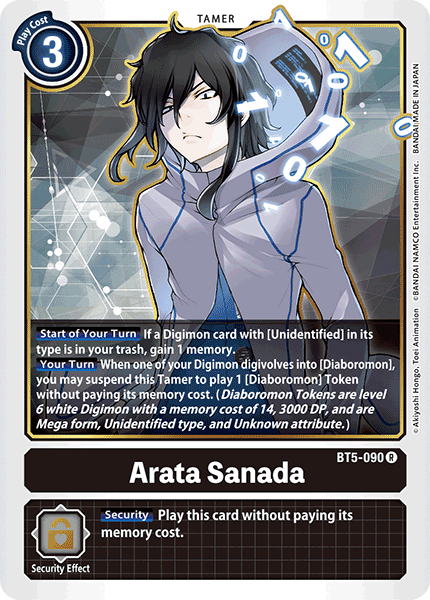 Arata Sanada (BT5-090) Rare