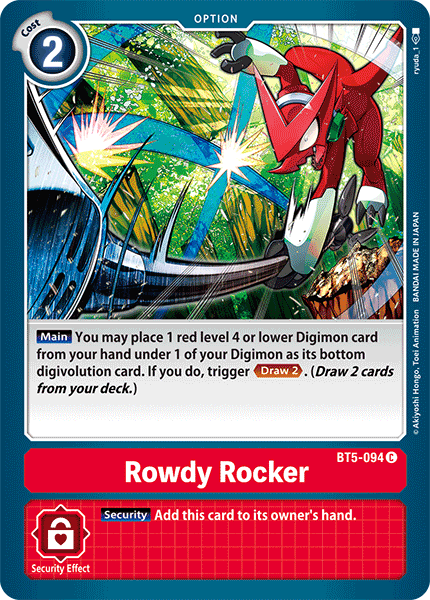 Rowdy Rocker (BT5-094) Common