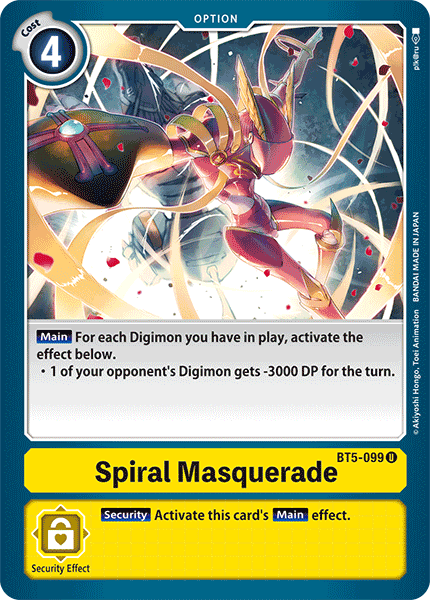 Spiral Masquerade (BT5-099) Uncommon