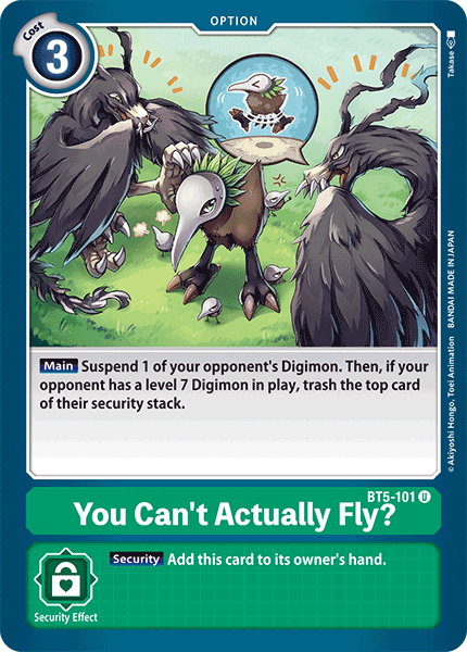 You Can't Actually Fly? (BT5-101) Uncommon