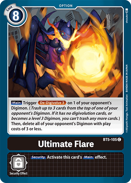 Ultimate Flare (BT5-105) Common